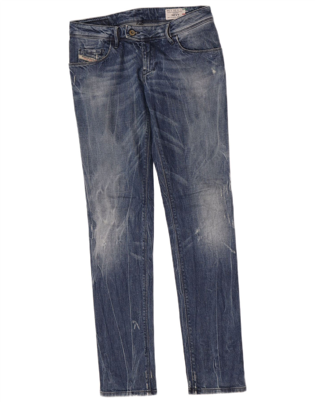 Jeans da donna Diesel Nevy Slim W30 L34 cotone blu