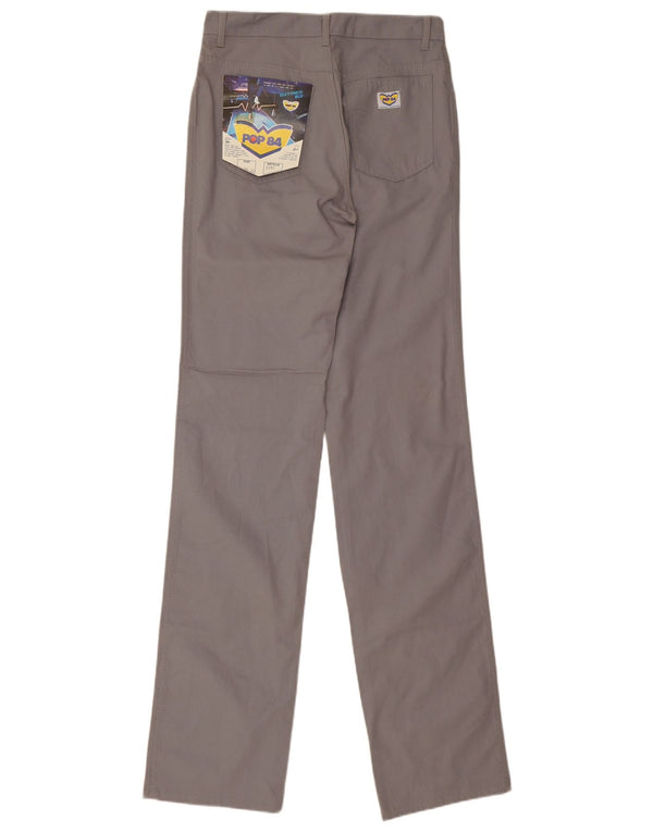 Pantaloni casual dritti da uomo POP 84 IT 46 Small W28 L36 Cotone grigio