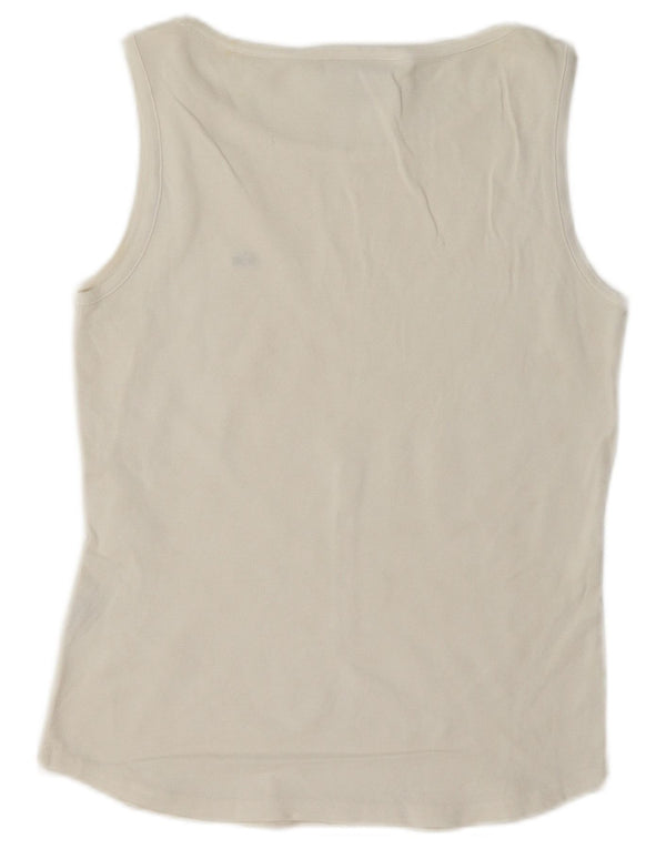 Canotta da donna Lacoste taglia 40 cotone bianco medio