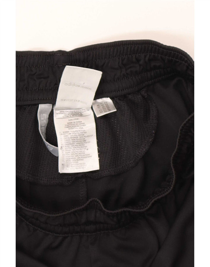 Pantaloncini sportivi Adidas da uomo AC Milan piccoli in poliestere nero