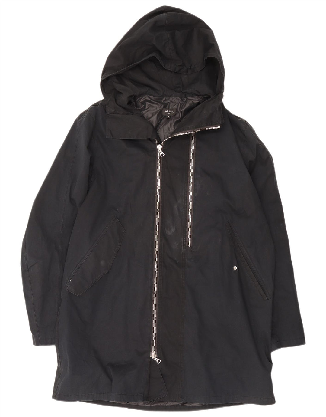 Impermeabile con cappuccio da uomo Paul Smith UK 38 medio nero