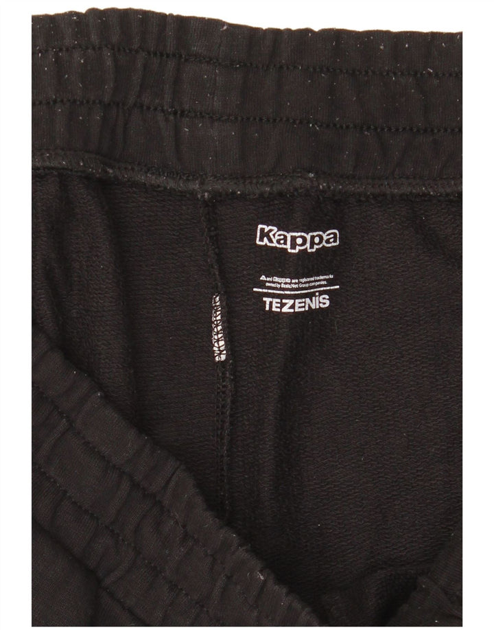 Pantaloni da tuta con grafica Kappa da uomo Joggers Medium Black Colourblock