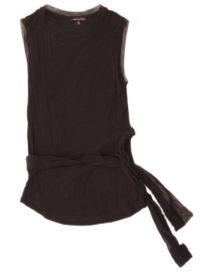 Camicetta senza maniche da donna Massimo Dutti UK 10 Small Nero