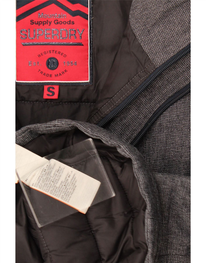 Giacca imbottita da uomo Superdry UK 36 Small Blu Navy Poliestere