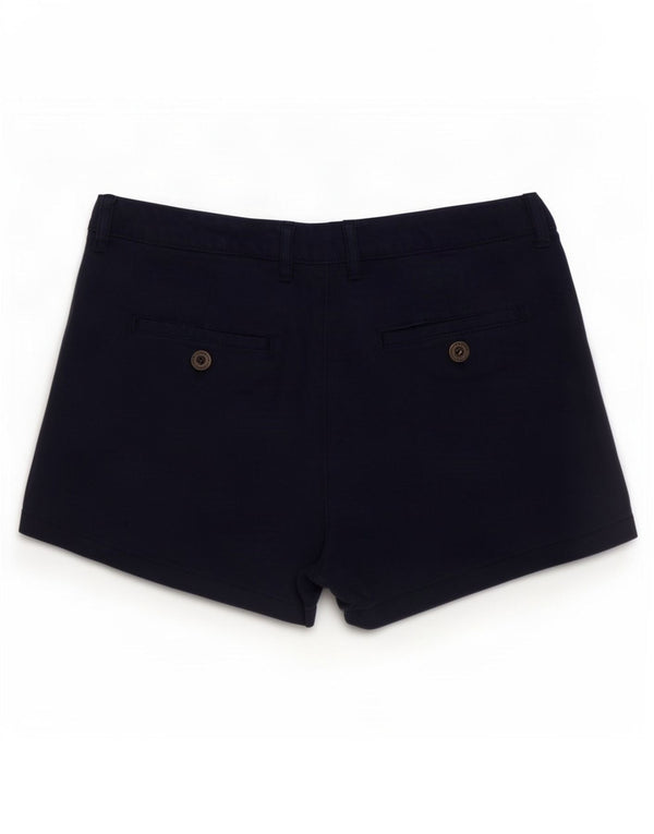 Pantaloncini chino da donna Superdry UK 10 piccoli W30 cotone blu navy
