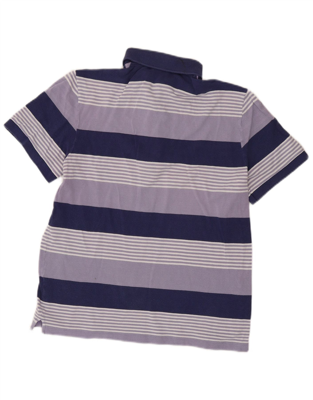 Polo da uomo Lacoste taglia 4 a righe viola medie