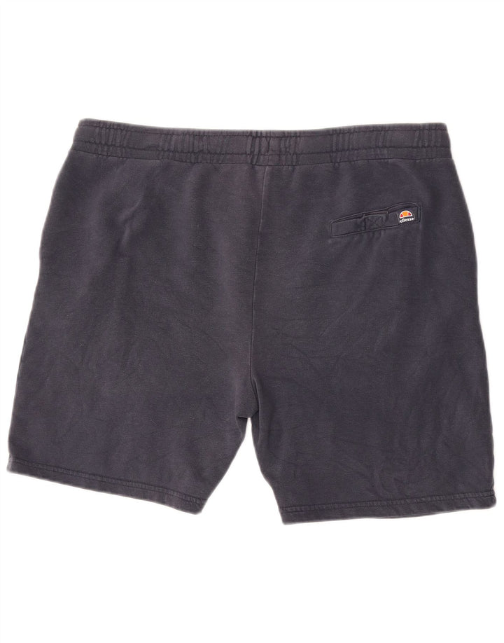 Pantaloncini sportivi da uomo Ellesse medio cotone blu navy