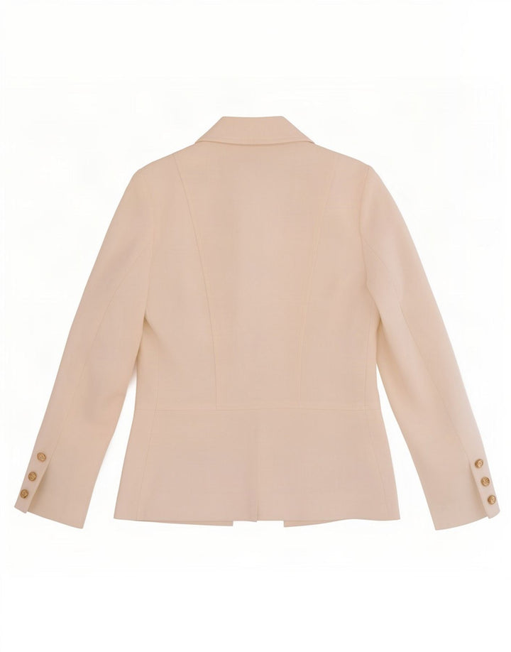 Giacca blazer aperta da donna Lipsy UK 10 piccola poliestere bianco