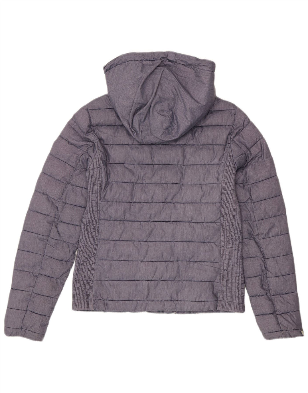 Giacca imbottita con cappuccio da donna SUPERDRY UK 12 medio poliestere blu navy