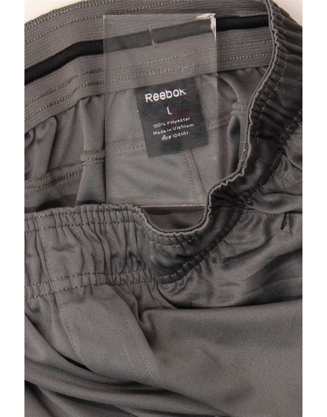 Pantaloni da tuta da donna Reebok UK 14 Large Grigio Poliestere