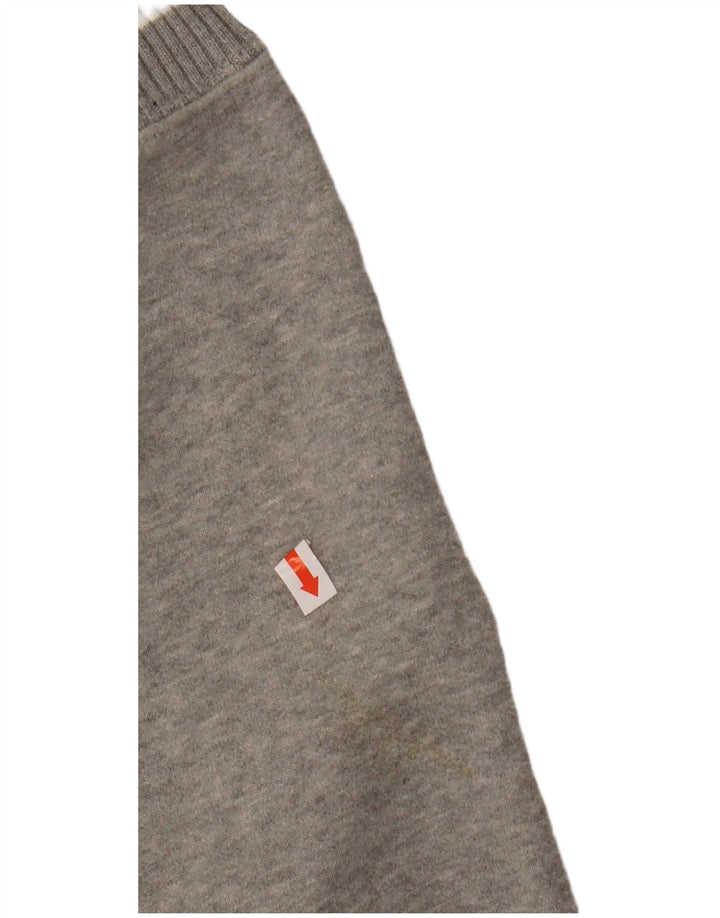 Giacca da tuta da uomo CHAMPION grande in cotone chiazzato grigio
