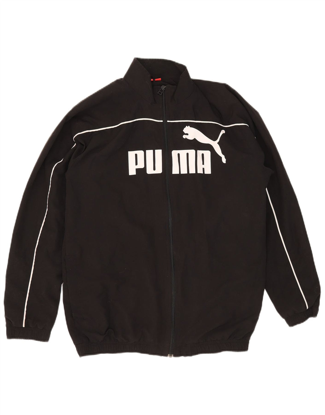 Giacca da tuta grafica da ragazzo Puma 15-16 anni in poliestere nero