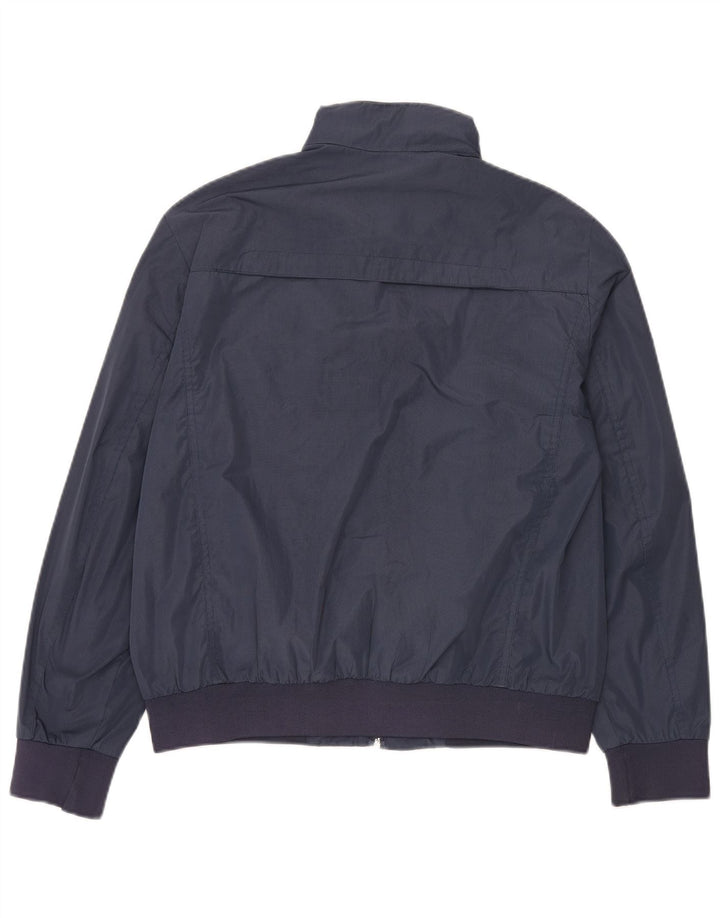 Giubbotto bomber da uomo Wampum UK 40 grande poliestere blu navy