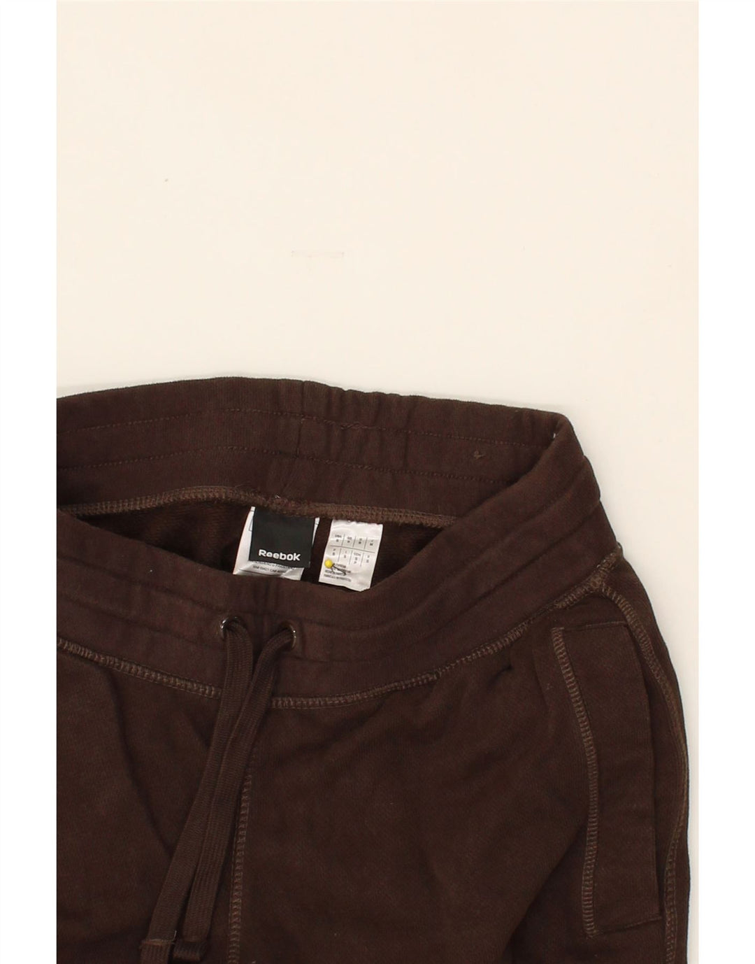 REEBOK Mens Tracksuit Trousers Small Brown Cotton Vintage Reebok and Second-Hand Reebok from Messina Hembry 