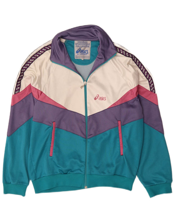 Giacca sportiva da uomo con grafica Asics IT 52 Large Green Colourblock