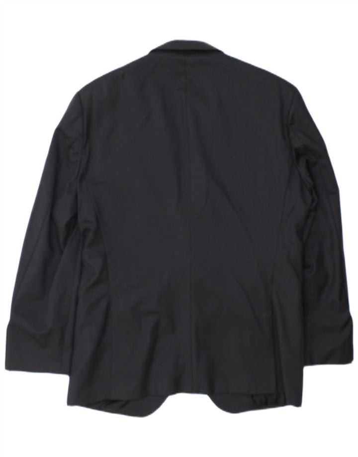 Giacca blazer da uomo su misura a 2 bottoni Hugo Boss EU 52 XL gessato grigio