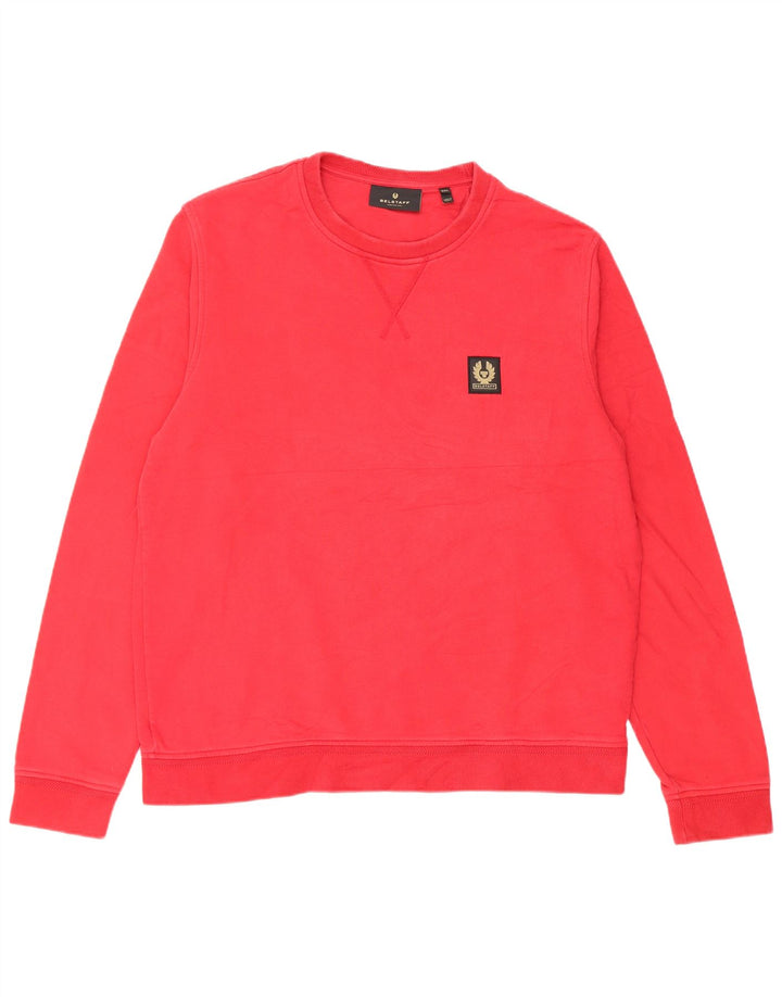 Felpa da uomo Belstaff maglione 2XL cotone rosso