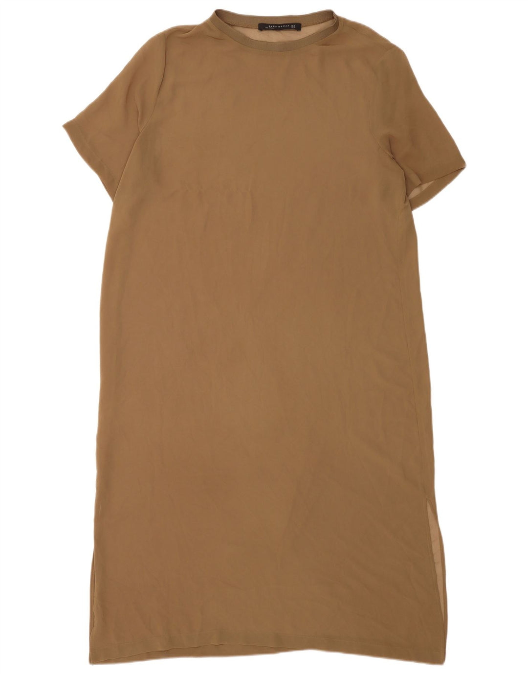 Abito basic da donna Zara UK 18 XL Marrone