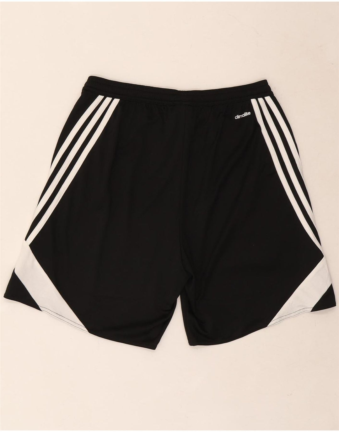 Pantaloncini sportivi Adidas Climalite da uomo, poliestere color block medio nero