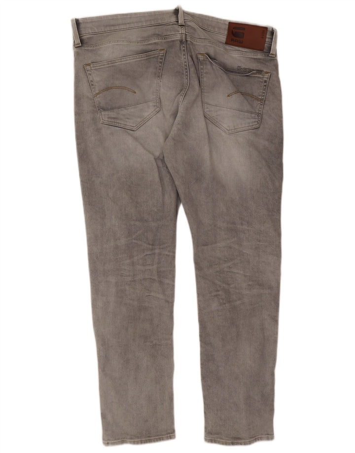 Jeans slim da uomo G-Star 3301 W36 L30 cotone grigio