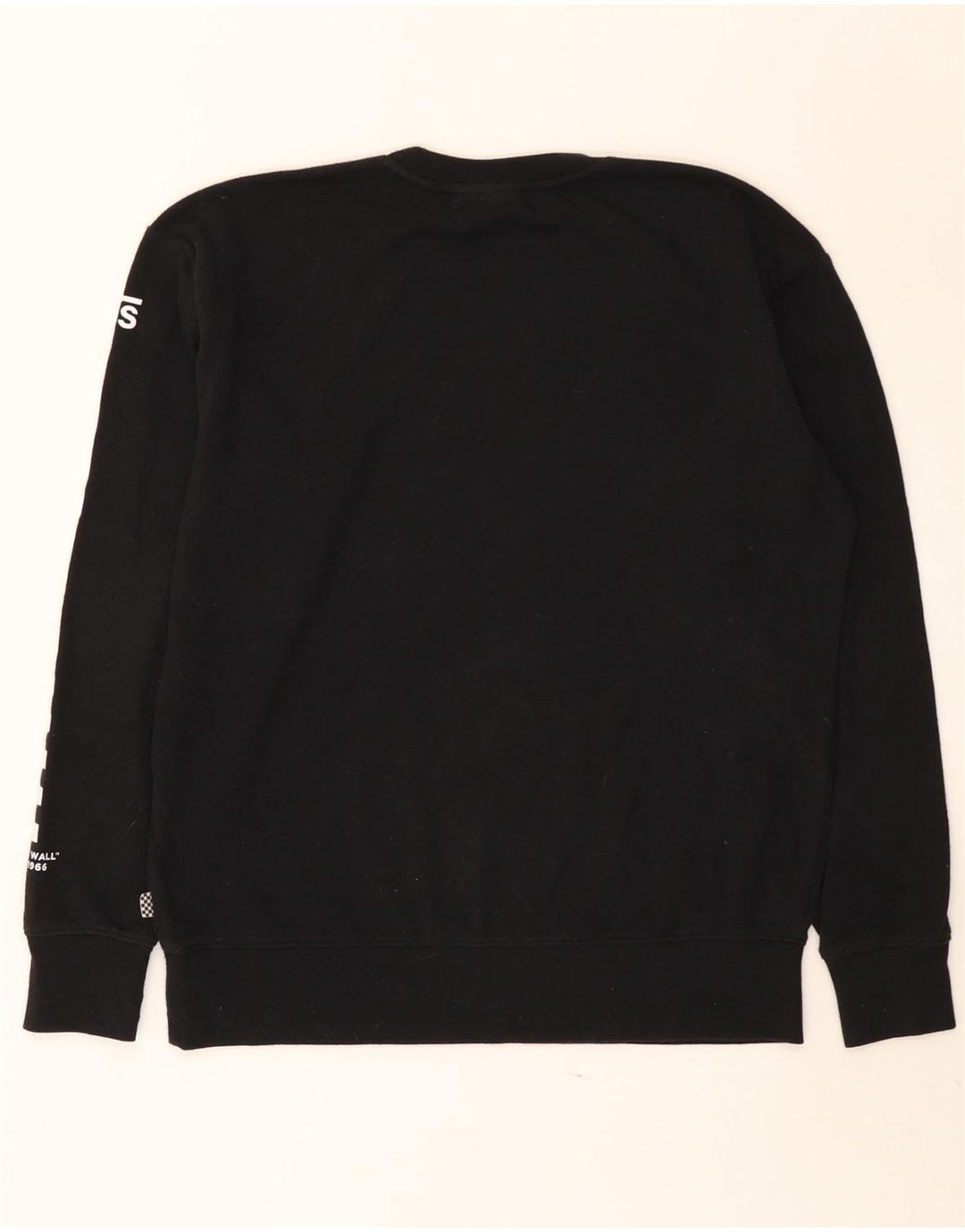 Felpa grafica da uomo Vans maglione XS cotone geometrico nero