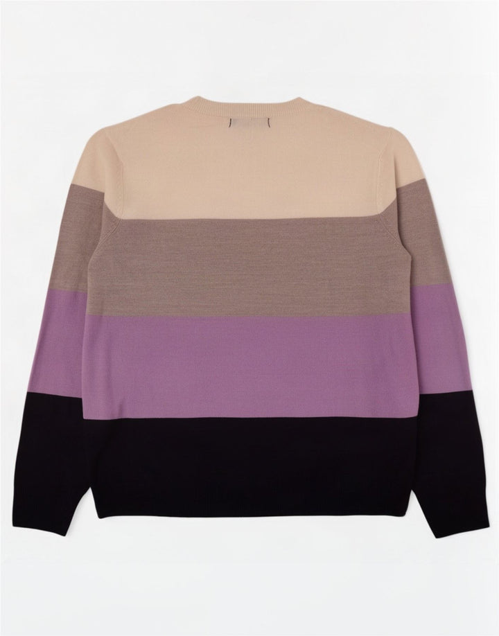 Maglione maglione con scollo a barca da donna Marks & Spencer UK 14 grande multicolore