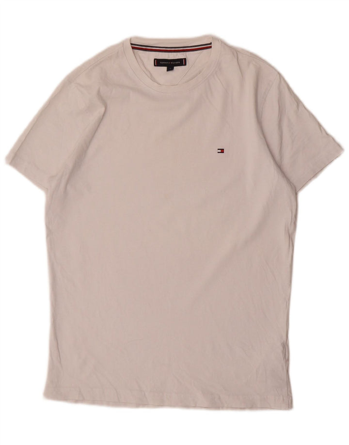 T-shirt da uomo Tommy Hilfiger Top piccola in cotone bianco