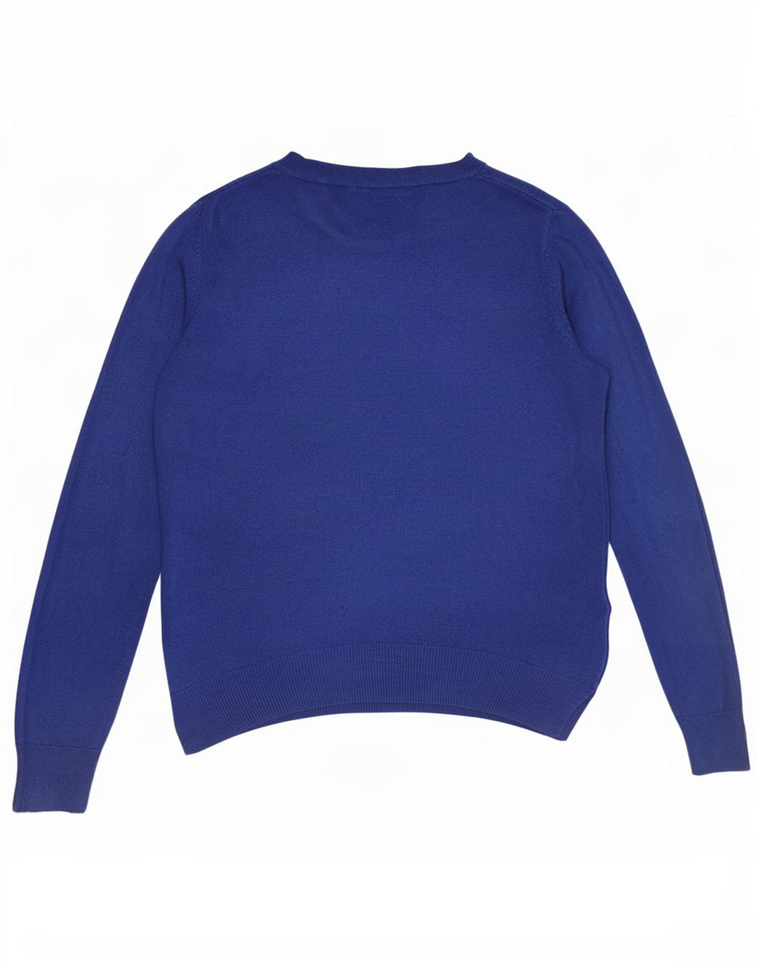 Maglione maglione con scollo a barca da donna Marks & Spencer UK 12 Acrilico blu medio