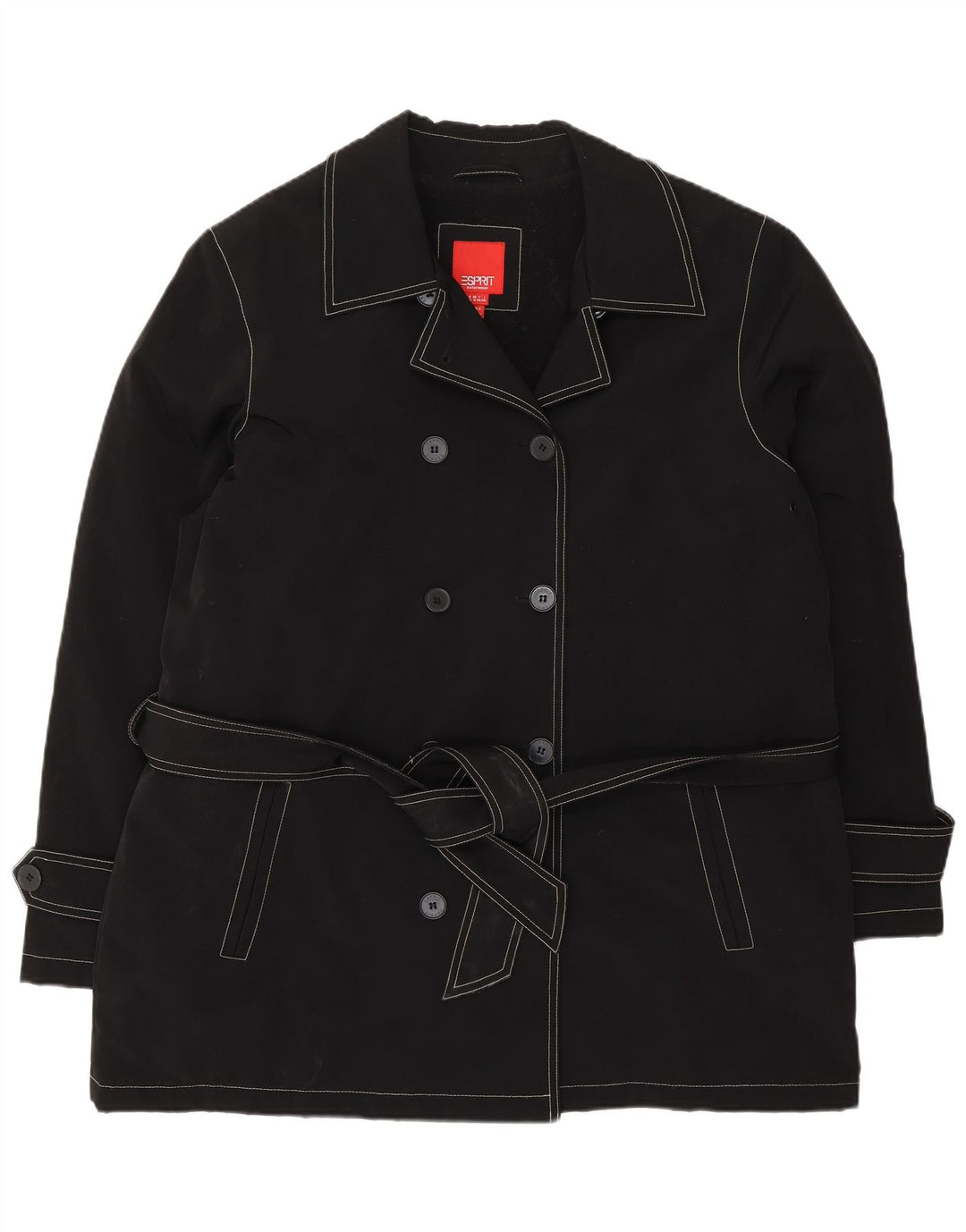 Cappotto da marinaio Sherpa da donna Esprit UK 18 XL poliestere nero