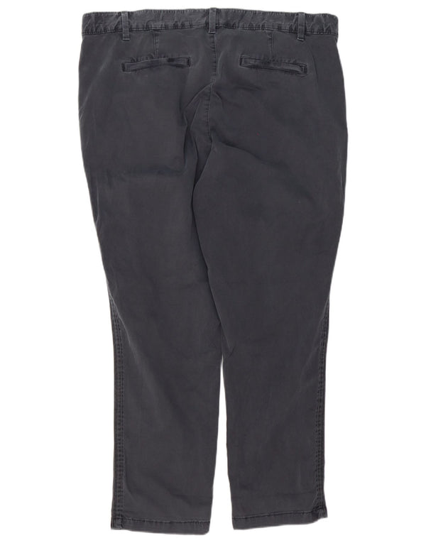 Pantaloni chino affusolati da donna Gap UK 18 XL W36 L28 Cotone grigio