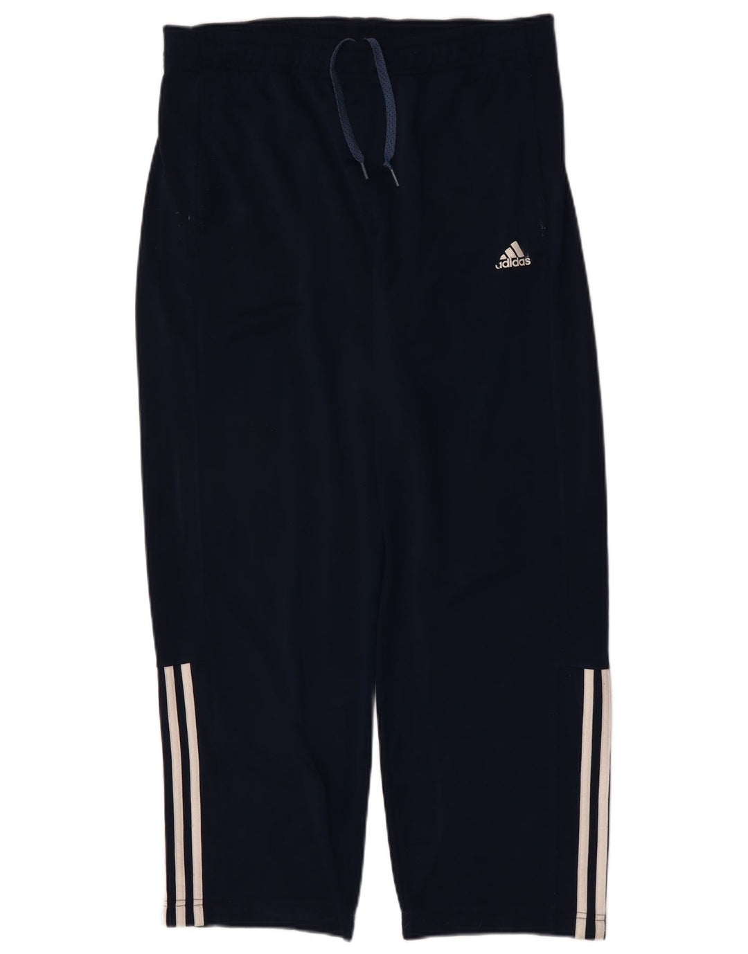 Pantaloni da tuta da uomo Adidas UK 44/46 Large Blu Navy Poliestere