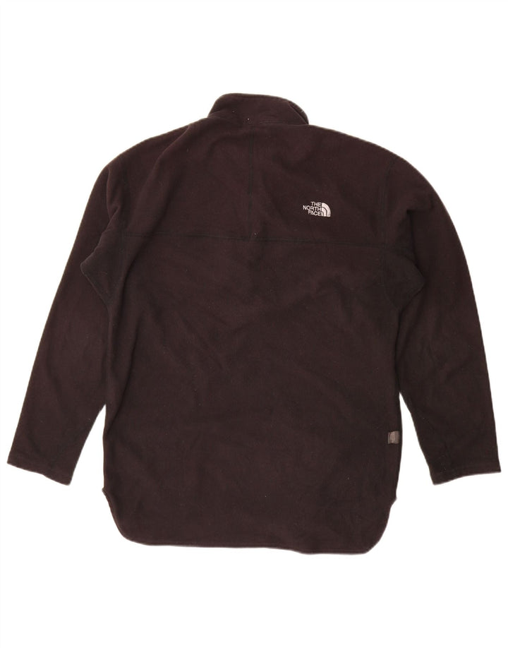 Maglione in pile da donna con collo e zip The North Face UK 14 poliestere nero medio