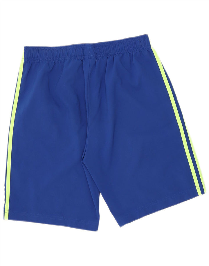 Pantaloncini sportivi Adidas da bambino 15-16 anni in poliestere blu