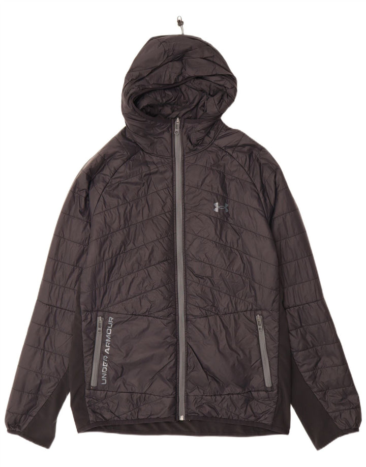 Giacca imbottita grafica da uomo Under Armour UK 38 Medium Navy Blue Colourblock
