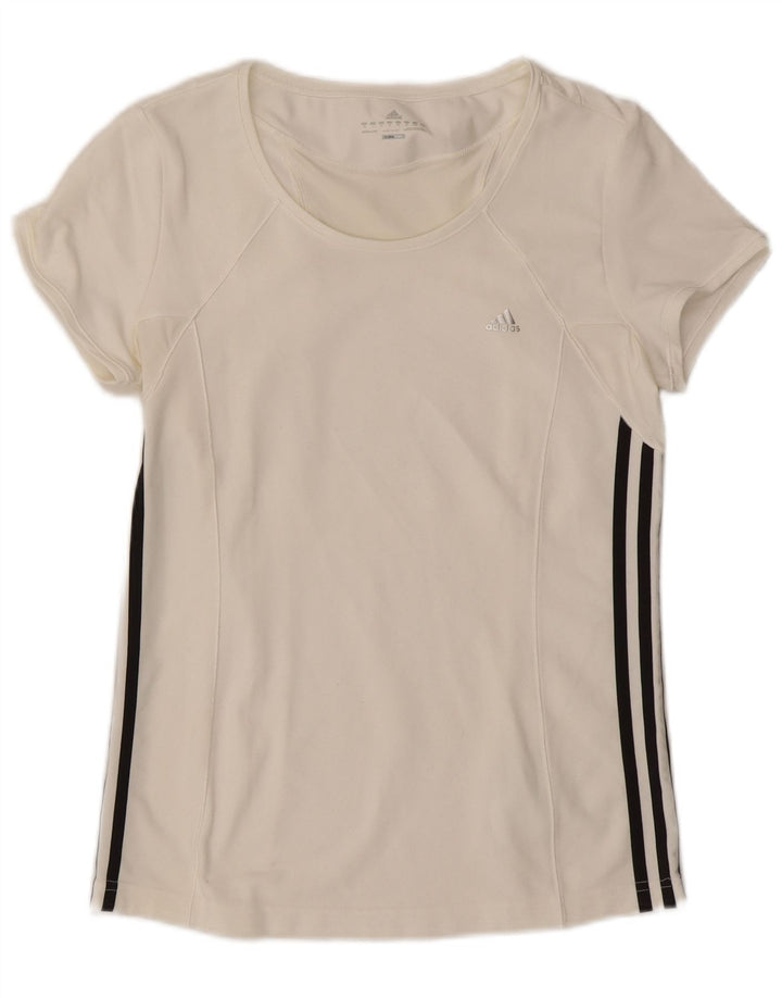 T-shirt da donna Adidas Top UK 18 XL poliestere bianco