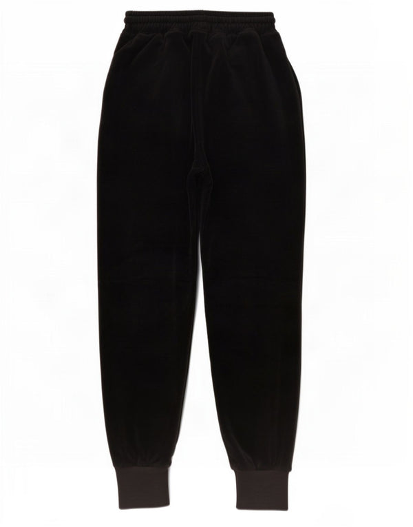 Adidas Pantaloni da tuta in velluto da donna Joggers UK 12 Medium Nero