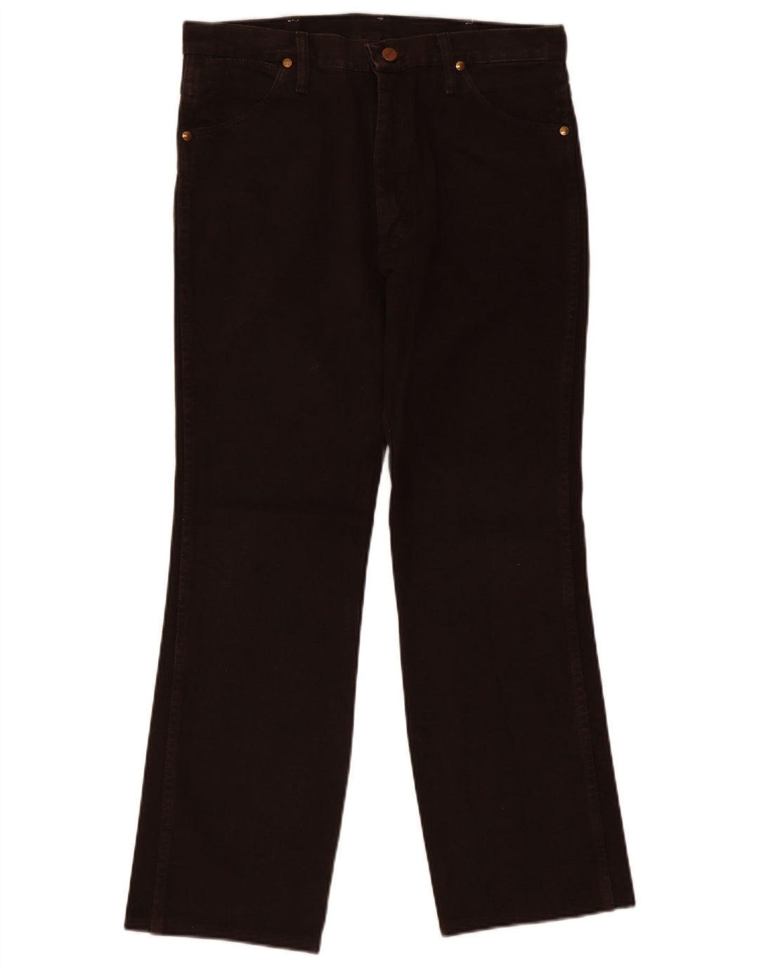 Jeans dritti da uomo Wrangler W32 L28 cotone marrone