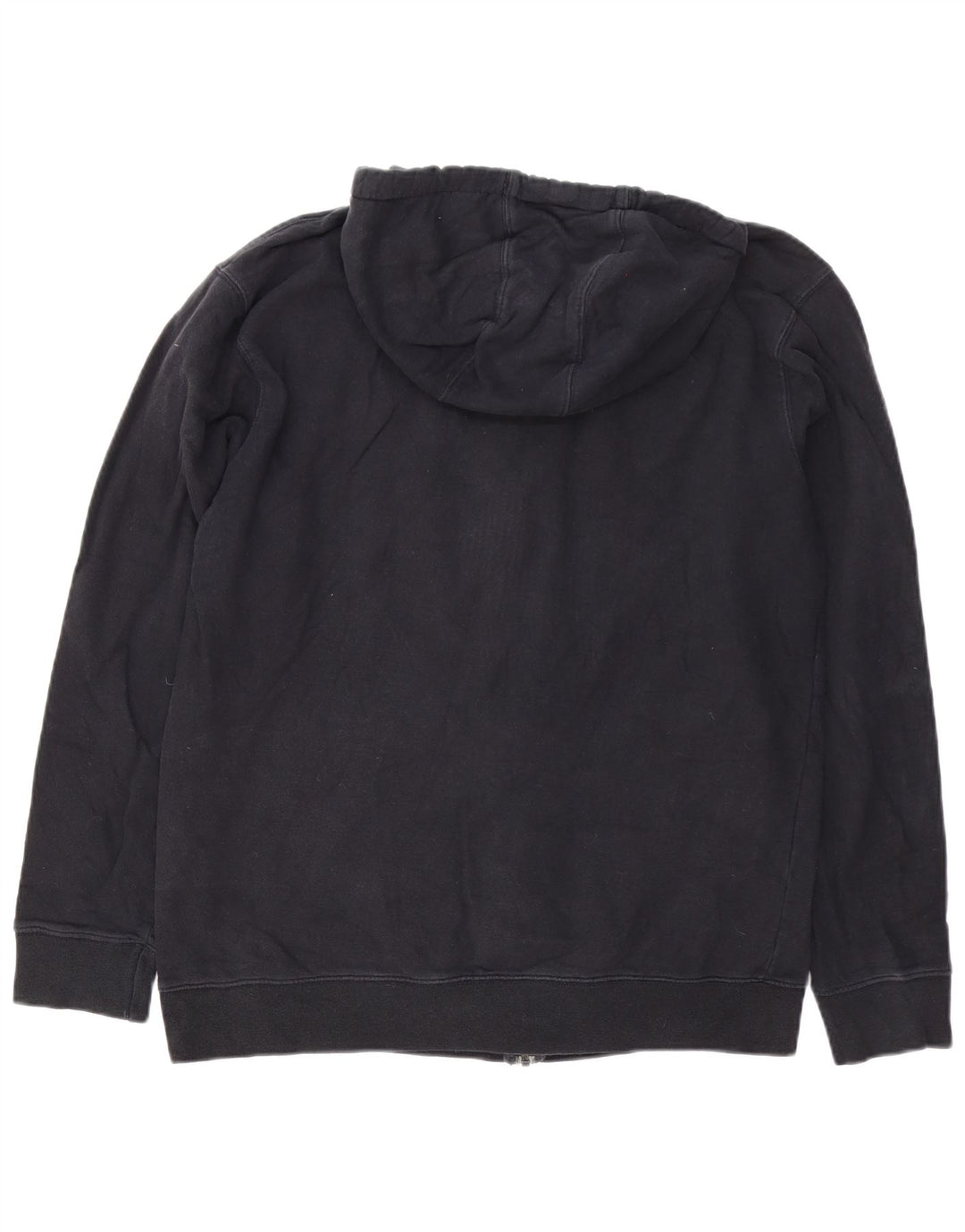 Felpa con cappuccio e zip da uomo Vans grande in cotone nero