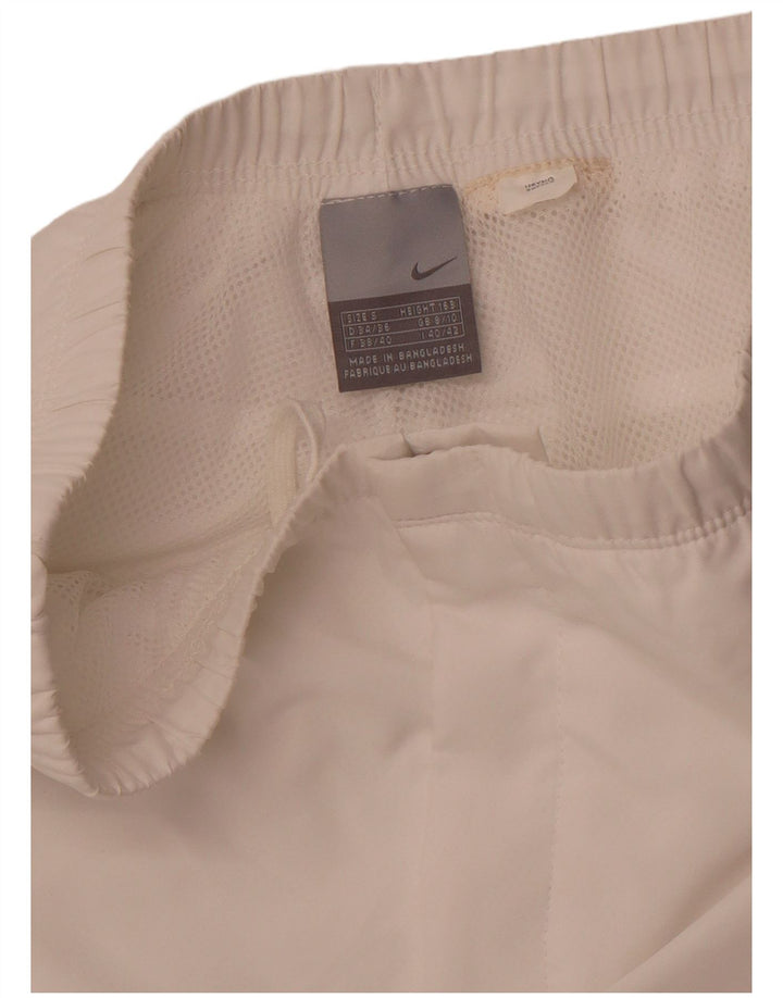 Pantaloni da tuta NIKE Capri da donna UK 8/10 Small White Sports