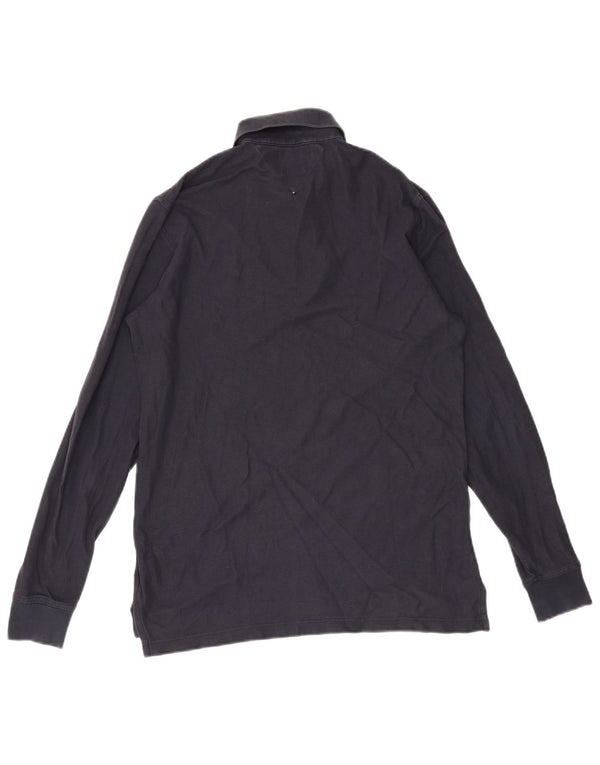 Polo da uomo a maniche lunghe vestibilità regolare Tommy Hilfiger Small Blu Navy