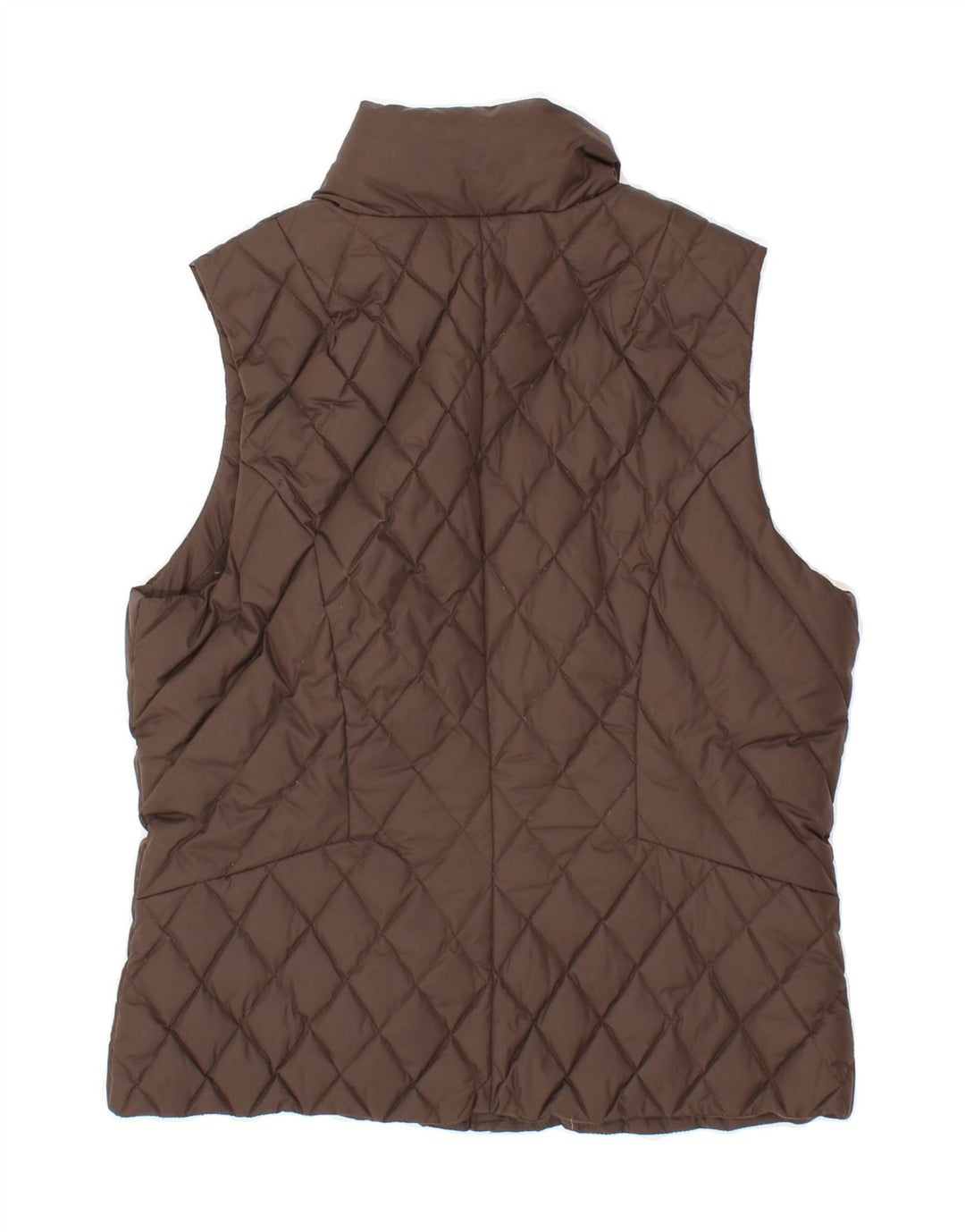 TOMMY HILFIGER Womens Padded Gilet UK 12 Medium Brown Nylon Vintage Tommy Hilfiger and Second-Hand Tommy Hilfiger from Messina Hembry 