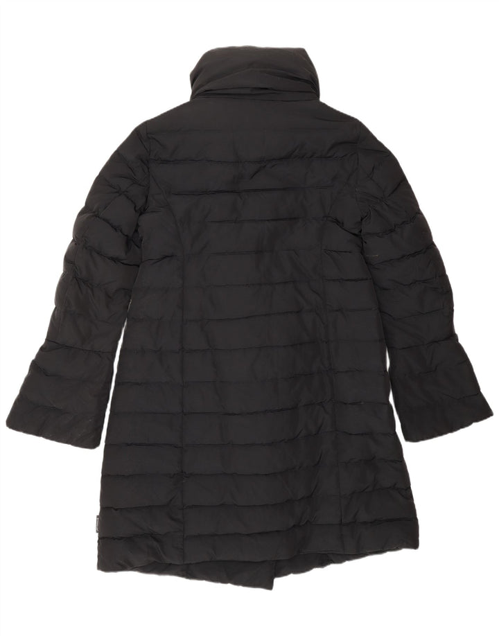 MONCLER Cappotto imbottito da donna taglia 1 piccolo nero in poliammide classico