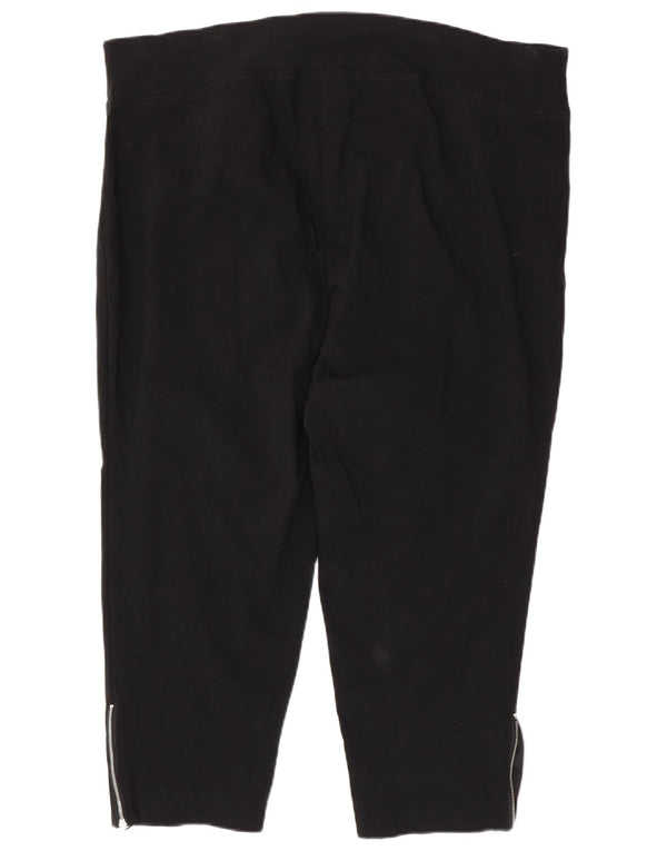 Leggings corti Marks & Spencer da donna Autograph UK 26 5XL Viscosa nera