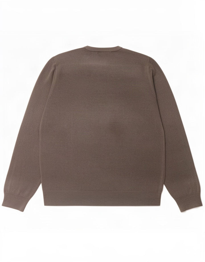 Maglione da uomo con scollo a V Marks & Spencer grande acrilico grigio