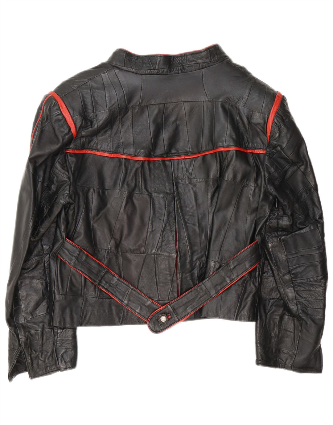 Giacca blazer vintage da donna a 3 bottoni EU 40 patchwork medio nero