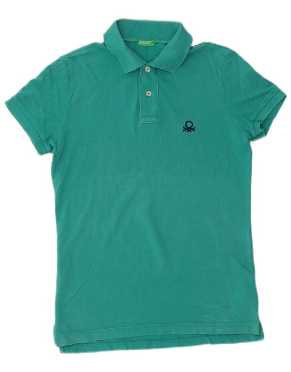 Polo Uomo BENETTON Verde Medio Cotone
