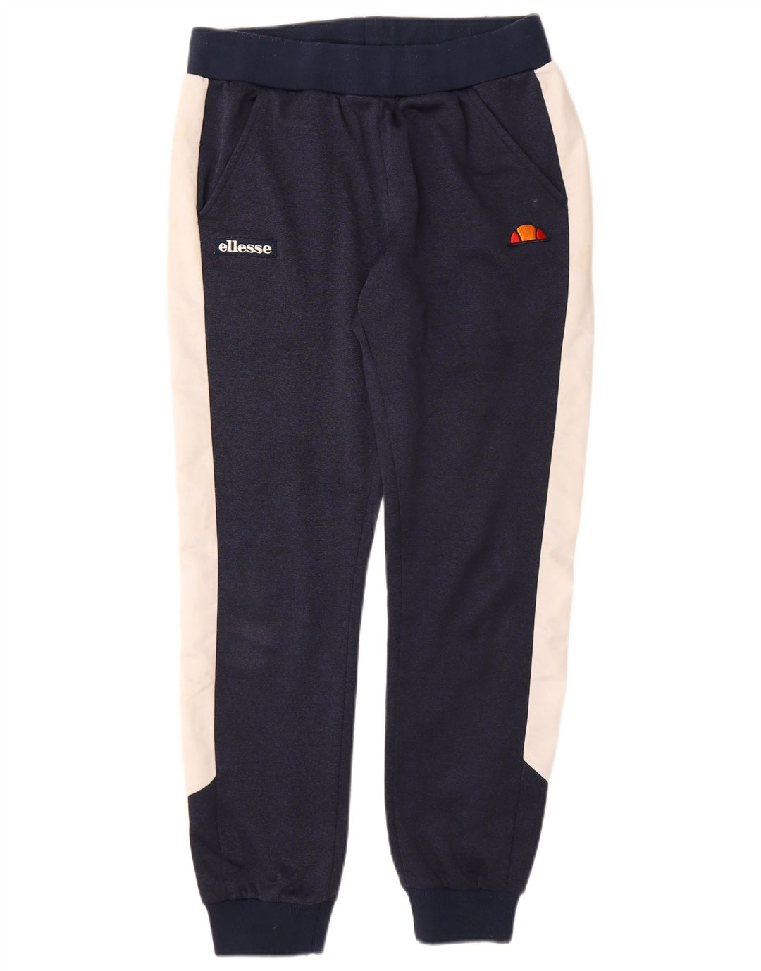 Pantaloni da tuta da donna Ellesse Joggers UK 10 Small Blu Navy Colourblock