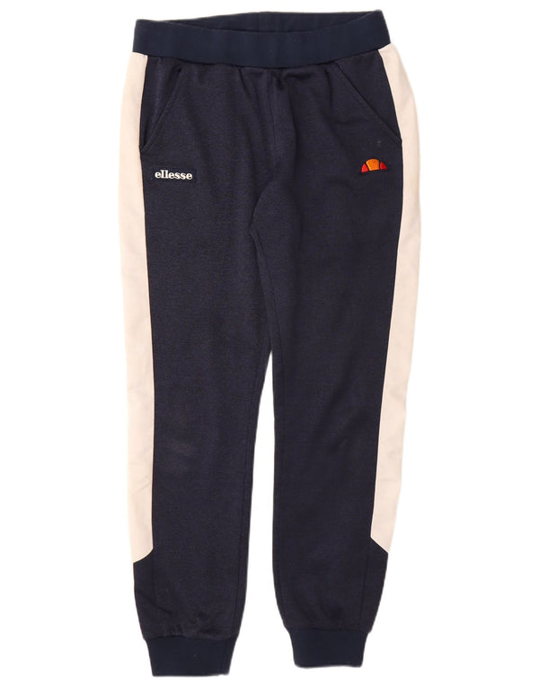 Pantaloni da tuta da donna Ellesse Joggers UK 10 Small Blu Navy Colourblock