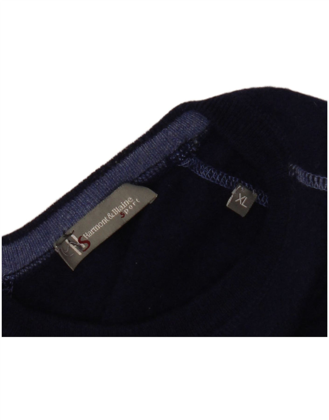 Maglione maglione girocollo da uomo HARMONT & BLAINE XL blu navy