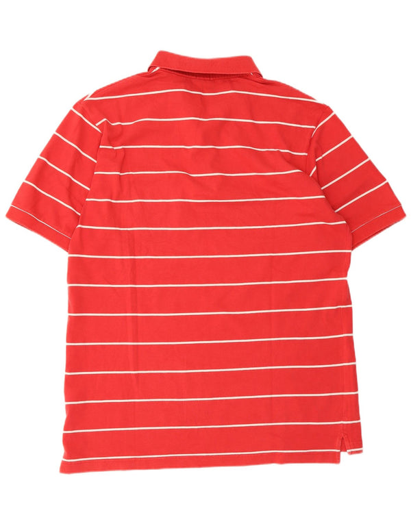 Polo da uomo slim fit Conte of Florence 2XL cotone a righe rosse